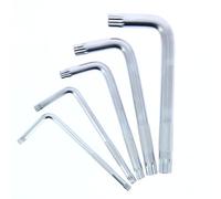 PRECISION STEEL 211464 Clés Coudées XZN, Clés 12 pans mâles, M5 M6 M8 M10 M12