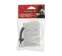 PRECISION STEEL 211497 Durite de Purge de Freins - 60 cm - Embout de Connexion Spécial Vis de Purge - Tuyau Résistant aux Liquides de Freins Dot