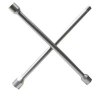 Cartec Clé en croix PRECISION STEEL 213196, douilles 17/19/21 mm, carré de 1/2, argent
