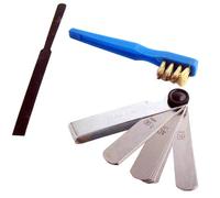 Generique Kit bougie Xltech – Brosse, lime et 10 cales de 0,1 à 0,9 mm