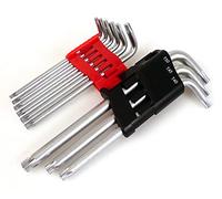 9 Clés étoiles coudées T10 à T50 - PRECISION STEEL