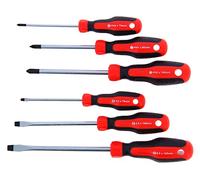 PRECISION STEEL Jeu 6 Tournevis : 3 cruciformes/3 Plats