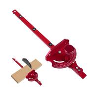 Precision Table Saw Gauge, Aluminum Miter Fence, Telescoping Alignment Gauge, Ergonomic Miter Gauge, Woodworking Alignment Tool, Adjustable Table Saw Fence, Table Saw Woodworking Accessories