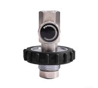Precision-Threading G5/8 14 à 1/4 NPT Adaptateur pour gonfleur de plongée avec filtre conique pour des connexions de remplissage d'air sûres et répétables (noir)