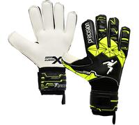 Precision Training Junior Fusion X Flat Cut Finger Protect Gk Gloves Noir/Jaune 4 Unisex