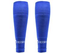Precision Training Pro Chaussettes de sport sans pieds pour enfant, coupe extensible, soutien de compression pour football, rugby et hockey, bleu roi, taille 40-39