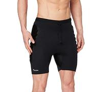 Precision Training Short de Gardien de But Homme, Noir/Rouge, FR : S (Taille Fabricant : Small)