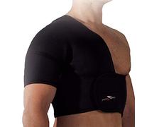 Precision Training Support de Demi-épaule Droite Mixte_Adultes, Noir/Rouge, Taille XL
