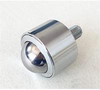 Precision Type Universal Ball Caster Wheel with Bearing M10 Screw,Load Bear 90kg Flexible Durable Hardware 1Pcs Casters
