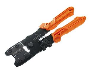 precision universal crimping tool with inter-changeable die plates (size 'S'). Handy crimp tool (Made in Japan). Engineer pad-11