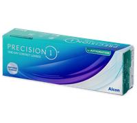 Precision1 for Astigmatism (30 lentilles) Puissance: -5.00, BC: 8.50, Diamètre: 14.50, Cylindre: -0.75, Axe: 130° -5.00