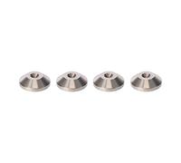 PrecisionGeek Acier Inoxydable Haut-Parleur Conique Contre-Pointes 20mm DIA - Lot de 4