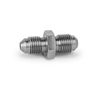 Precisiongeek - Adaptateur JIC AN3 raccord union métrique M10x1.0 mâle acier inoxydable Lot de 1