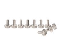 PrecisionGeek Lot de 10 vis moletées plates en aluminium M3 x 10 mm