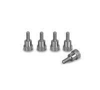 Precisiongeek Lot de 5 vis à tête moletée en acier inoxydable M3,5 x 10 mm
