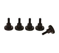 PrecisionGeek Lot de 5 vis moletées en acier noirci M3 x 10 mm DIN 464