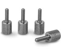 Precisiongeek Moleté Pouce vis acier inoxydable M3.5 x 12mm - clé à six pans creux dans la tête