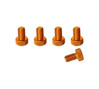 PrecisionGeek Vis à oreilles Aluminium M3 x 10mm Anodisé Orange Lot de 5