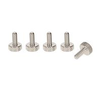 Precisiongeek - Vis à oreilles en aluminium, vis à tête moletée M4 x 10 mm 1 jeu (5 pièces)