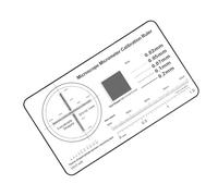 Precisions 0,1 mm Échelle de mesure de microscope Film transparent pour un étalonnage précis dans des applications de laboratoire Microscope Règle d'étalonnage Film