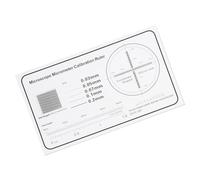 Precisions 0,1 mm Échelle de mesure de microscope Film transparent pour un étalonnage précis dans les applications de laboratoire Règle micromètre