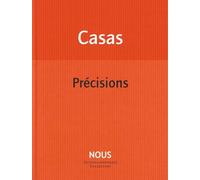 Précisions - Benoît Casas - Nous Eds - broché - Poésie