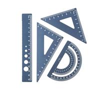 Precisions Ensemble d'outils de mesure en aluminium pour rédaction technique et utilisation scolaire