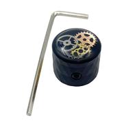 Precisions Gear Volumes Tone Control Button Cap pour guitare électrique basse Construction en alliage d'aluminium Fonctionnement fluide