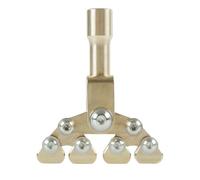 Precisions Outil d'installation de frettes en laiton pour un entretien précis professionnel des frettes sur guitare classique Outil de presse à frettes en laiton durable