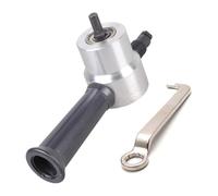 Precisions Pince à métaux manuelle à double tête en métal Coupe ligne droite Coupe réduite Fatigue Grip Outil à main Grignoteuse électrique Fixation de perceuse