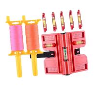 Precisions String 3 rouleaux de corde avec 5 niveaux pour travaux de jardinage et construction tressée Ficelle en nylon