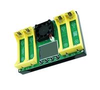 Precisions Testeur de capacité de batterie 4 canaux avec écran LCD Refroidissement efficace pour 21700 cellules alimentées par type C Refroidissement efficace pour cellules alimentées par type C