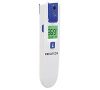 PRECITECH - Thermomètre rotatif 360° sans contact - Contrôle de la distance - Ecran LCD - Diagnostique Visuel - Mémoire 30 mesures