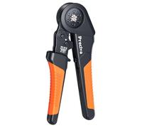 Preciva 0.08-16mm² Pince à Sertir - Pinces à Cliquet Auto-ajustable Hexagonales pour Cosses Electriques, Outils de Sertissage de Ferrules pour Terminaux Câbles Électrique