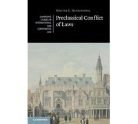 Preclassical Conflict of Laws