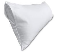 Precoco Housse de Coussin de Corps 100% Coton de qualité supérieure avec Double Fermeture éclair, Respirante et Ultra douce/600 Fils au Pouce carré pour Un Entretien Facile, 50,8 x 137,2 cm, 1 pièce