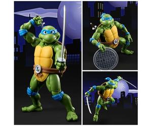 Précommande Figurine Tmnt Tortues Ninjas Sh Figuarts Léonardo Bandai Environ 15 Cm