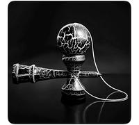 PRECORN Kendama Jeu d'adresse avec Balle Noire/Blanche Jouet en Bois Jeu de dexterité Japonais