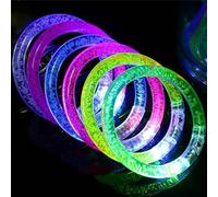 PRECORN Lot de 12 bracelets lumineux à LED (6 couleurs) - Bracelet Glowstick polyvalent pour les fêtes d'enfants, les anniversaires, le carnaval, Halloween et plus - Cadeau parfait !