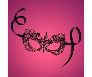PRECORN Lot de 4 masques vénitiens en dentelle pour femme, noir sexy, mascarade pour carnaval, Halloween, fête, etc.