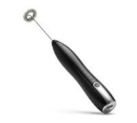 PRECORN Mousseur à lait électrique USB-C - Batteur à lait rechargeable avec 3 vitesses - En acier inoxydable - Pour latte macchiato, cappuccino, matcha et chocolat chaud