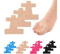 Precut Athletic Tape for Bunion Care, Pre Cut Bunion Support Kinesiology Tape, Kinesiology Tape Pre Cut for Big Toe Alignment, Skin Friendly Comfort for Runners Daily Walking (Skin tone-20PCS)