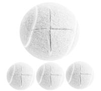 Precut Tennis Balls for Chairs - Furniture Legs Floor Protection, Felt Pad Covers | Rubber Glide Coverings Anti Slip Desk Foot Solution, Noise Reduction Protector with Living Room Workplace