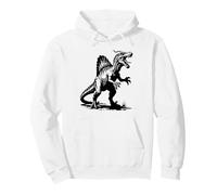 Prédateur de Dinosaure préhistorique de Style Croquis à l'encre de spinosaure Sweat à Capuche