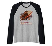 Predator: Badlands DEK with Sword and Logo Official Movie Manche Raglan