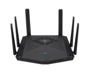 Predator Connect W6x Wi-FI 6 AX6000 Routeur de Jeu | QoS Hybride Compatible avec Le Moteur de priorisation Intel Killer | Connectez jusqu'à 215 appareils | WAN 2,5 Gbit/s et LAN 4 x 1 Gbit/s |