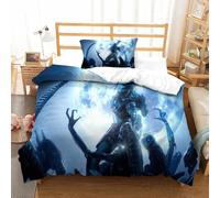 Predator Parure De Lit Motif Movie Poster D,En Microfibre Douce Parure De Lit Avec Housse De Couette Et Taies D'oreiller,Fermeture ¿¿Clair,Ensemble De