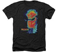 Predator Sci-FI Movie Thermal Vision Head Poster Adult Heather T-Shirt Tee T-Shirts à Manches Courtes(3X-Large)