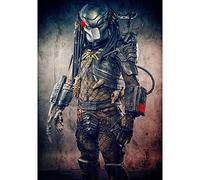 Predator vs. Aliens,1000-piece Puzzle for Adults,Paper Puzzles Suitable for Adults and Teenagers Educational Toys and Gifts,38x52cm