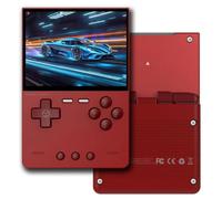 Prede Portable Game Console 3,2 Pouces 1024x768 Écran IPS Lecteur De Jeux Portable 3000mAh Batterie Rechargeable De Longue Durée De Vie Lecteur De Jeux Vidéo Rétro-Red||64G